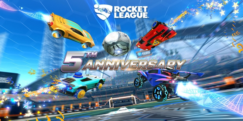 Die Feier zum fünften Jahrestag der Rocket League