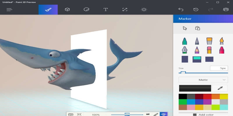 Das neue Design von Paint 3D kommt