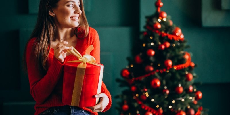 Weihnachtspostkarte Moment, Gefahr im Web