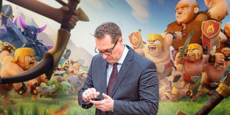 Der Politiker gibt Tausende von Euro von seiner Partei in Clash of Clans aus